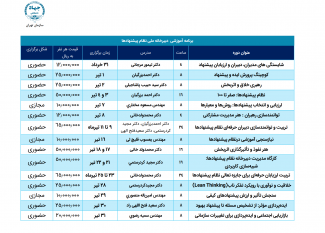 تقویم آموزشی تیرماه